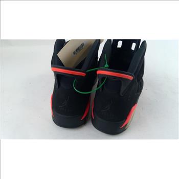 Jordan 6 Retro Infrared Black Mens Shoes Size 10