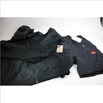 Jordan Terry Shorts Adidas T-Shirt And Ninth Hall Boxy Zip Hoodie Small 3 Pieces