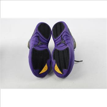 Jordan Youth Size 1.5Y Retro Field Purple 12 Sneakers