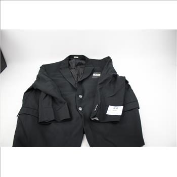 Joseph Abboud, Black Blazer Size 54R, 100% Wool