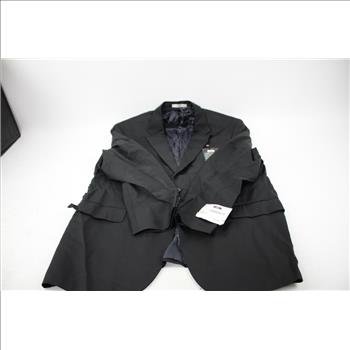 Joseph Abboud Suit Jacket, Black, Size 46R