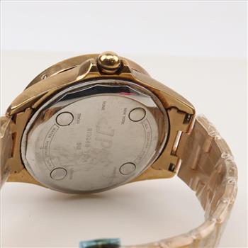 JPM Diamond Accent Hidden Time Watch