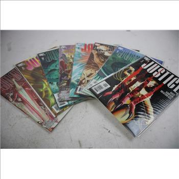Justice By Alex Ross Comic Book Lot - INCLUDES AUTOGRAPHS And VARIANTS!!!!