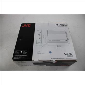 JVC 500W Compact 500W 1-Channel Monoblock Car Amplifier