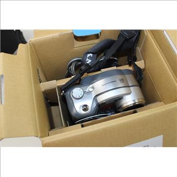 JVC Compact VHS GR-M7 Pro, Sony MVC CD350 Camera, And Two Tripods