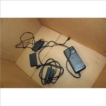 JVC Compact VHS GR-M7 Pro, Sony MVC CD350 Camera, And Two Tripods