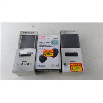 JVC Memory Foam Wireless Earbuds And More 3 Pieces