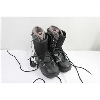 K2 Podium Snowboard In Ride Snowboard Bag, With Men's 10 Snowboarding Boots