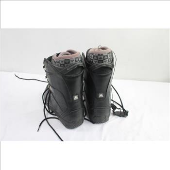 K2 Podium Snowboard In Ride Snowboard Bag, With Men's 10 Snowboarding Boots