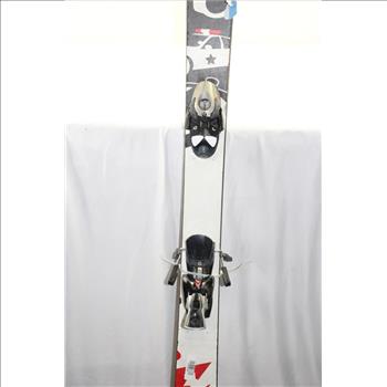 K2 Red/Black/White Skis With Salomon S710 Bindings