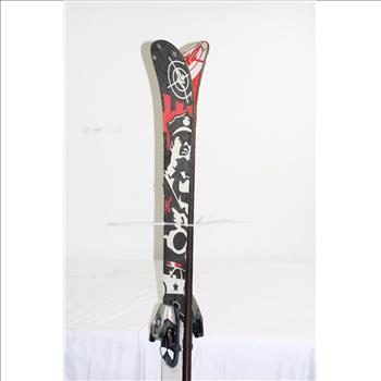 K2 Red/Black/White Skis With Salomon S710 Bindings