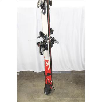K2 Red/Black/White Skis With Salomon S710 Bindings