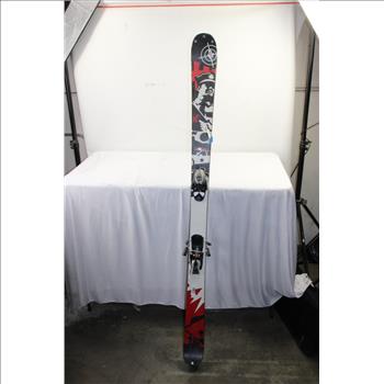 K2 Red/Black/White Skis With Salomon S710 Bindings
