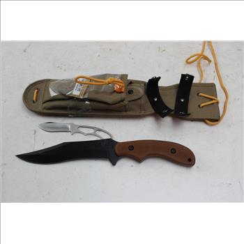 Ka Bar JAB Fixed Blade Knife And Sheath