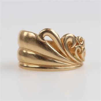 Kabana 14kt Gold Wave Ring