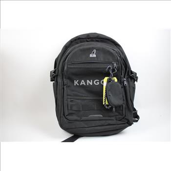 Kangol Black Backpack