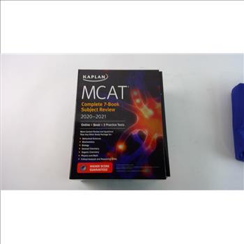 Kaplan MCat Complete 7 Book Subject Review And Blood Pressure Instrument, 2 Pieces