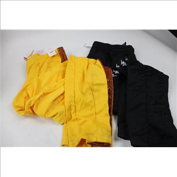 Kappa Men's Green, Black And Yellow Athletic Pants, Shorts And Sweater, 5 Pieces