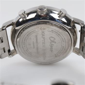 Kapten & Son Chrono Silver Steel Watch