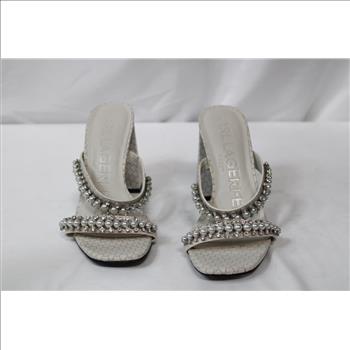 Karl Lagerfeld Paris Women Rayan Embellished Block Heel Sandal