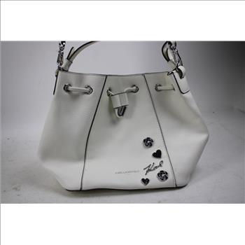 Karl Lagerfeld White Handbag
