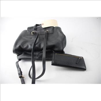 Kate Spade Black Leather Backpack