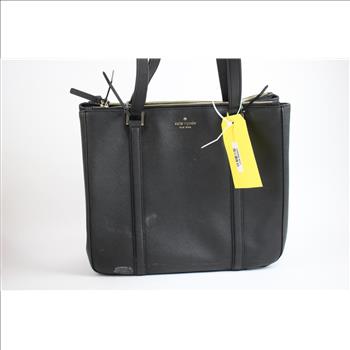 Kate Spade Black Leather Handbag Purse