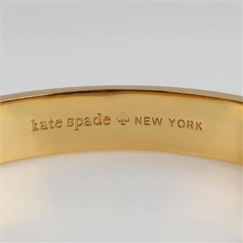 Kate Spade Hole Punch Spade Hinged Bangle