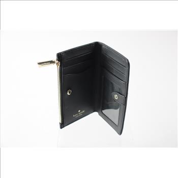 Kate Spade Leila Small Slim Bifold Wallet, Black