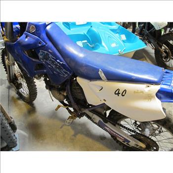 Kawasaki Blue Dirt Bike