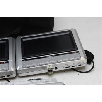 Kawasaki Dual LCD Screen Mobile DVD Player