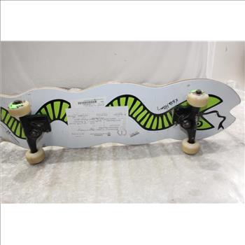 Keith Haring (Alien Workshop) Lime Green B&w Snake Designed Skateboard W/Spitfire Wheels