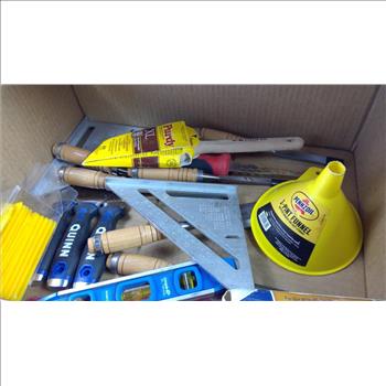 Kelly-Moore, Purdy Paintbrushes, Empire Level, Chisel Tools, And More
