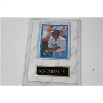Ken Griffey Jr. Baseball Card Plaque