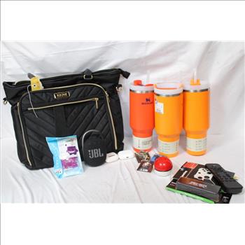 Kenneth Cole Bag, Stanley Cups, Speakers, Pins, Controller Grips, And More