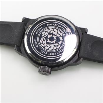 Kenneth Cole Reaction Triple Black & Orange Watch