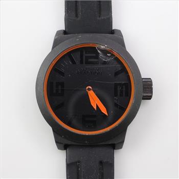 Kenneth Cole Reaction Triple Black & Orange Watch