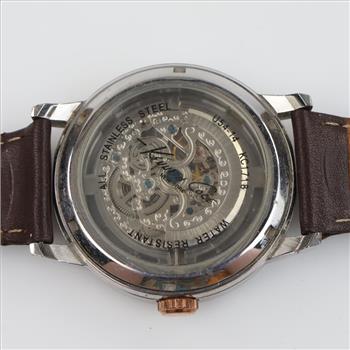 Kenneth Cole Skeleton Dial Watch