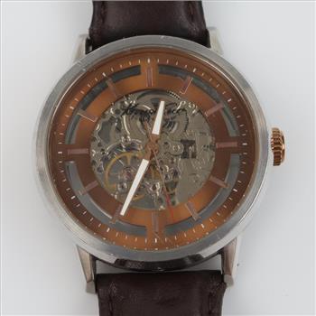 Kenneth Cole Skeleton Dial Watch