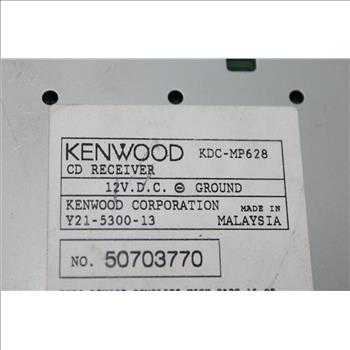 Kenwood Car Stereo KDC-MP628