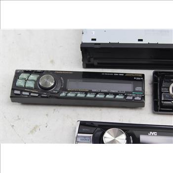 Kenwood Car Stereo With Faceplates; 4 Pieces