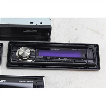 Kenwood Car Stereo With Faceplates; 4 Pieces