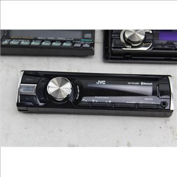 Kenwood Car Stereo With Faceplates; 4 Pieces