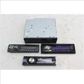 Kenwood Car Stereo With Faceplates; 4 Pieces