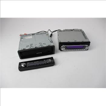 Kenwood CD Receiver, And Panasonic Car Stereo, 2 Pieces