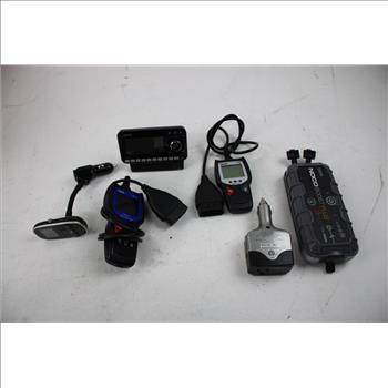 Kenwood Stereo, OBD2 Code Readers, Jump Starter, And More, 7 Pieces
