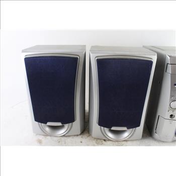 Kenwood Stereo System With Speakers, 3 Pieces