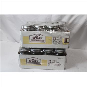 Kerr Two Twelve Pack 32oz Wide Mouth Jars