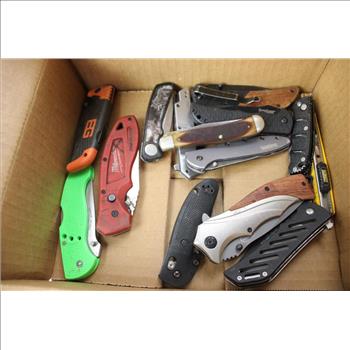 Kershaw, Uline, Tac-Force, And More Folding Knives, 20 Pieces