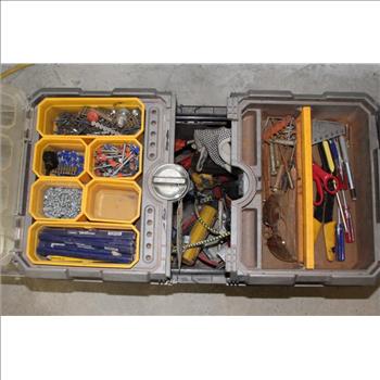 Keter Rolling Tool Box With Assorted Hardware
